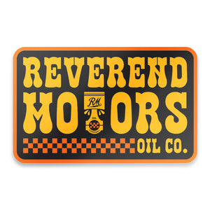 GOOD OLE DAYS RECTANGLE STICKER Reverend Motors