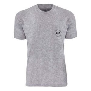 Simple Check Pocket T | Heather Gray Reverend Motors