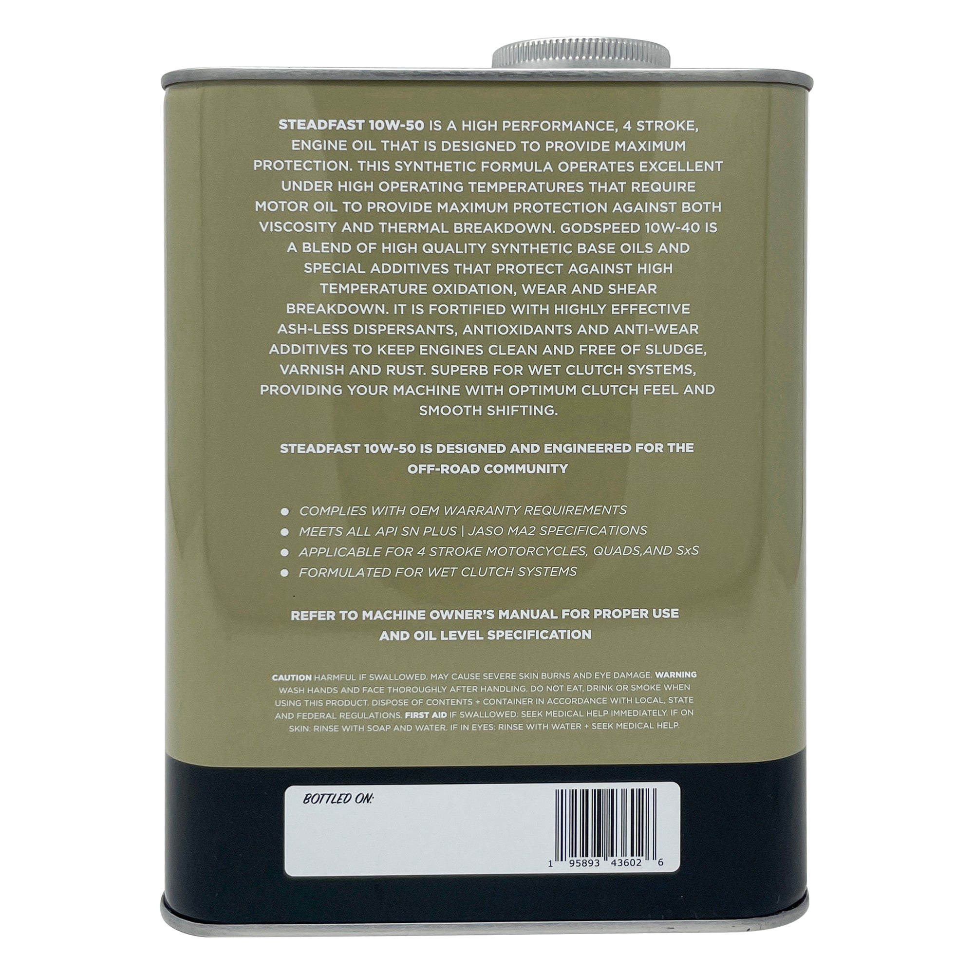 10w50 side by side oil