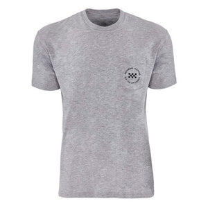 Simple Check Pocket T | Heather Gray